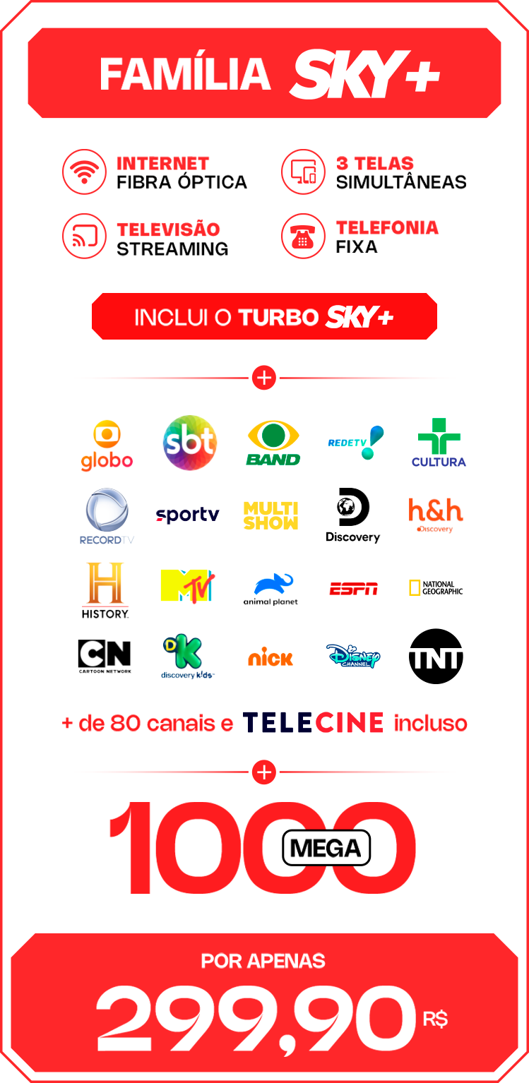Combo Família Sky+ — ETECC + SKY